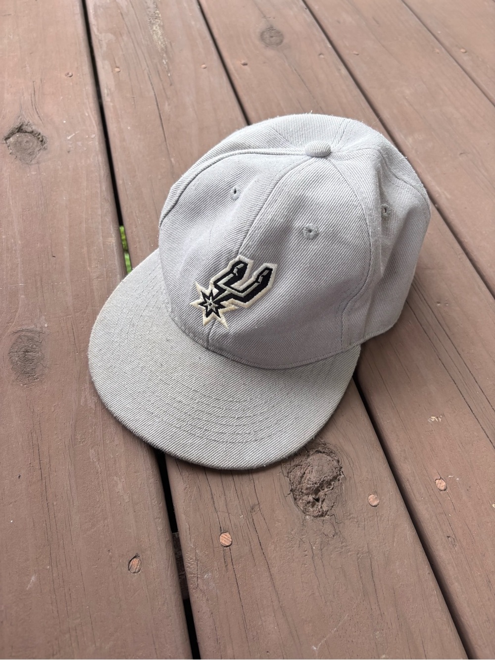 San Antonio Spurs Snapback Hat Grey NBA Adjustable
